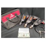 Skil & Drill Master Tools, Drill Bits & Husky Bag