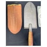 1873 Springfield Entrenching Tool w Leather Sheath
