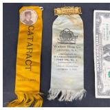 Antique Cataract & Walton Hose Co. Ribbons
