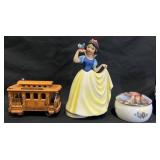 Musical Snow White, Trolley & Trinket Box