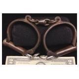 Antique Iron Handcuffs, First Jail in Coupeville