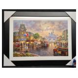 Thomas Kinkade Disneyland 60th Anv Art Print
