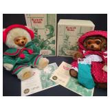 2 Raikes Christmas Bears - Kathy & Nicolette