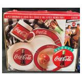 16-Piece Coca-Cola Dinnerware Set New For 4