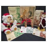 3 Raikes Christmas Bears - Santas & Reindeer