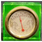 Vintageï¿½Rochester Room Thermometerï¿½w Uranium