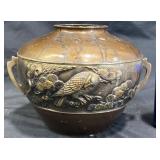 Antique Japanese Bronze Planter Bowl