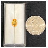 1.46ct Orange Sapphire Oval-Cut Gemstone