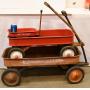 3 Kids Red Wagons - Great For Gardens