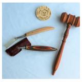 Hand-Made Wood Carving Knives & Wood Items
