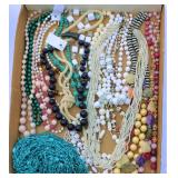 Jewelry Lot Mainly Beads Necklaces Vintage