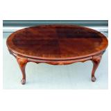Nice Oval Colonial Style Coffee Table