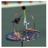 Base of 24 Copper "Bird Feeder" Garden Ornaments