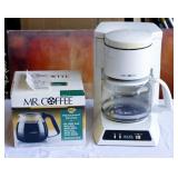 Mr Coffee Machine w NIB Pot Replacement