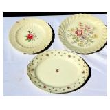 3 Vintage Collector Plates w Hangers Spode ++