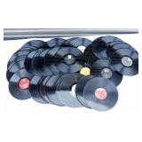 Box of Vintage 33-1/3 RPM Records Many Rock