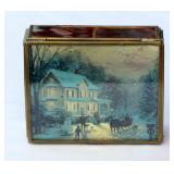 Thomas Kinkade Stained Glass Trinket Box