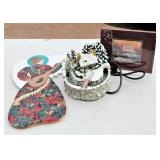 Christmas Fountain Thomas Kinkade Wood Angel