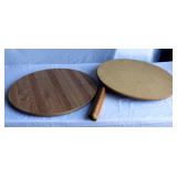 Small Wood Table 2 tops but Only Legs for One