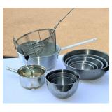 Kitchen Stainless Steel Bowls Aluminum Fryer ++