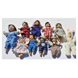 10 My Palm Pals Beanbag Dolls Expression Faces