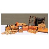 Small Wood Items Lot Furniture Decor Coasters Etc