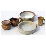 Nice Hand Made Kitchen Pottery Casserole Sugar Cup