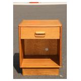 Oak Side Table with Drawer Solid