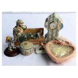 Emmett Kelley Clown Figure & Misc Smalls