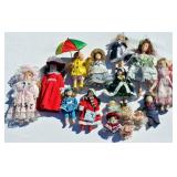 16 Small to Tiny Dolls