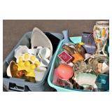 2 Large Tubs Full of Kitchen & Decor