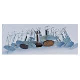 Lot of Metal Doll Stands