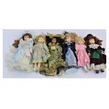 6 Collector Dolls Vintage Dressed St Germain
