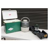 Coleman Cooler Beverage & Lamp