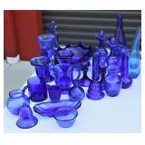 Beautiful Cobalt Blue Glass Collection
