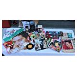 Large Elvis Lot Signs Light Magazines Books Tins