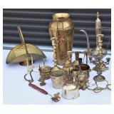 Brass & Copper Kitchen & Decor Lot Some Vintage