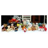 Lot of Stuffed Animal Pets Elmo Cow Ty