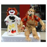 Halloween Talking Ghost & Scarecrow