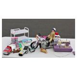 Toy Sewing Machine to Motorcycle Cop Vintage Toys