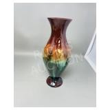 Canadian glazed pottery vase - 11' tall