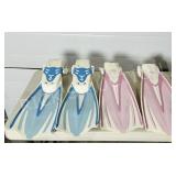 2 set of swim fins - size 8-10