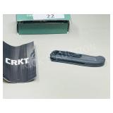 NEW CRKT igniter folding knife combo blade