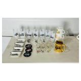 collection of vintage automobile collectibles