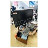 acer monitor X243W w/ keyboard and mouse