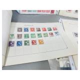 various sheets- vintage stamps