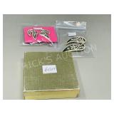 costume jewelry by Butler, 2 brooch/ earrings