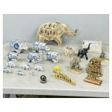 flat- full assorted elephant ornaments
