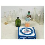 collection- assorted vintage bottles