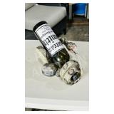 Resin rattle snake bottle holder